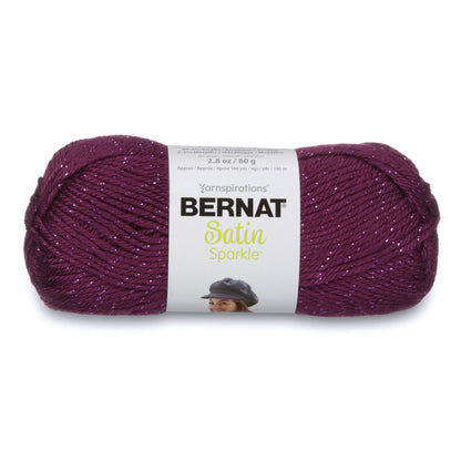 Bernat Satin Sparkle Yarn - Discontinued Shades Amethyst