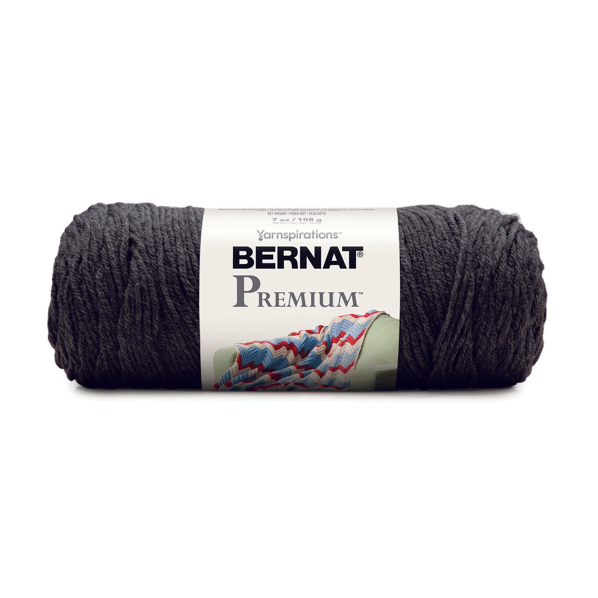 Bernat Premium Yarn Dark Grey Heather
