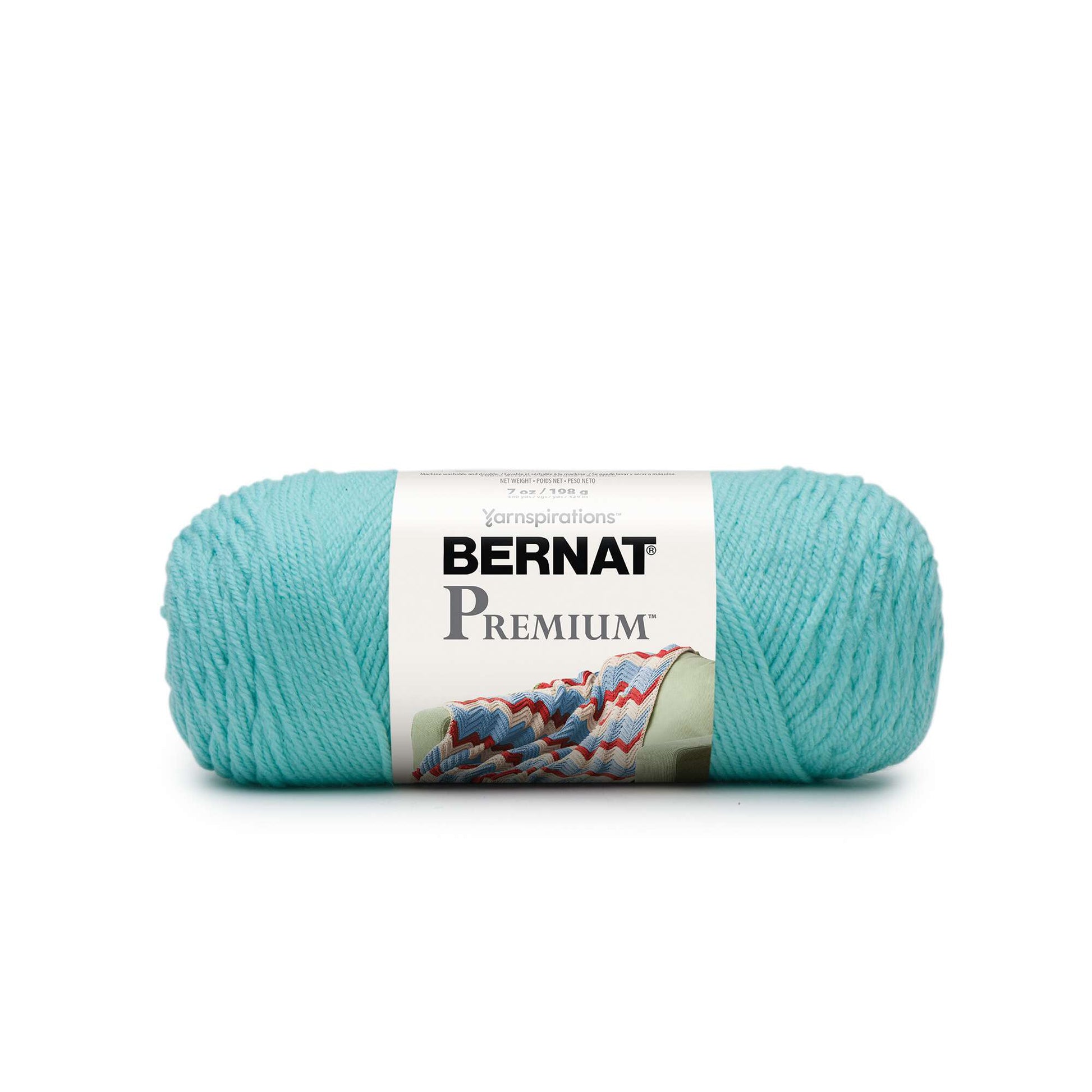 Bernat blanket yarn choice of color: gray, aqua, or navy