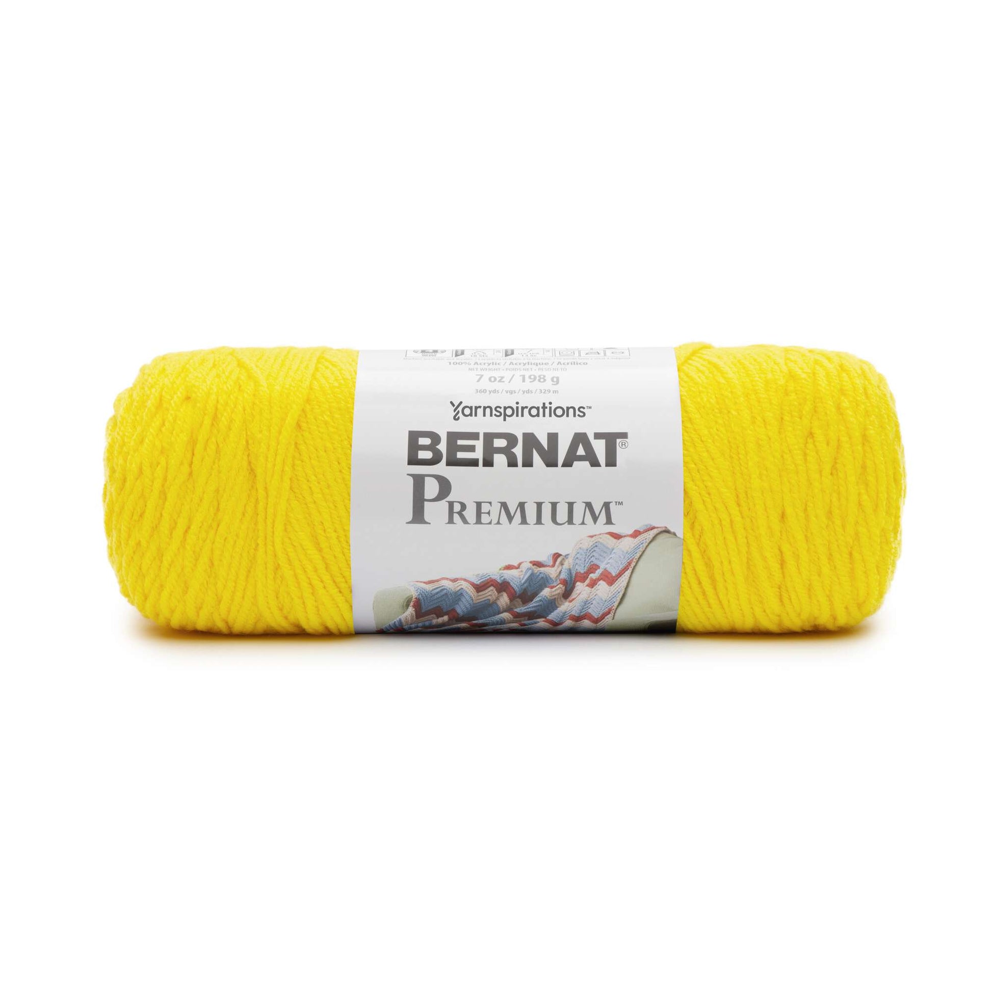 Bernat Premium Yarn Yellow Balloon