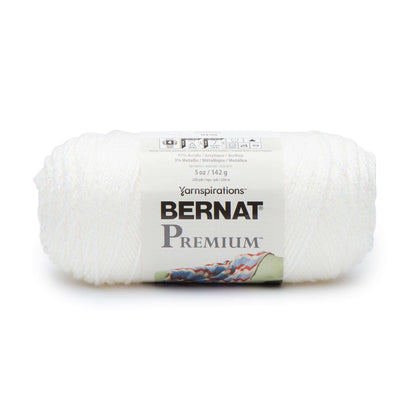 Bernat Premium Sparkle Yarn White Sparkle