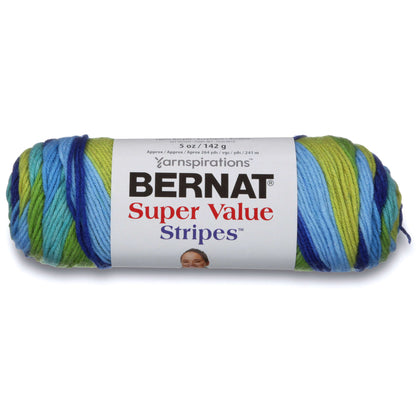 Bernat Super Value Stripes Yarn - Discontinued Shades Meadow Stripes