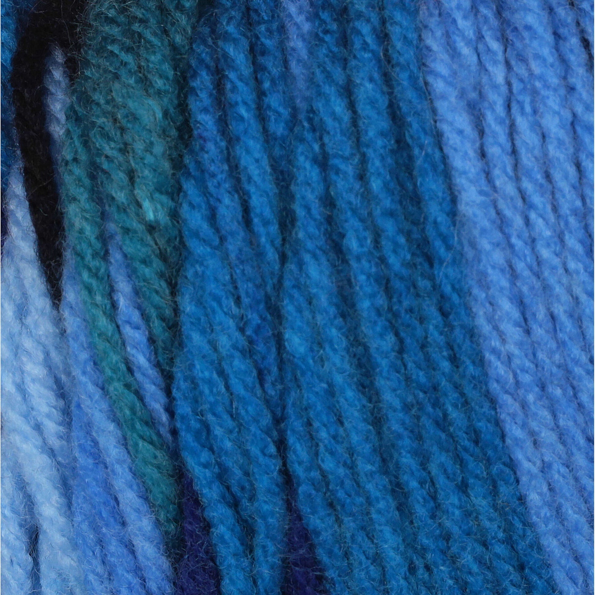 Bernat Super Value Stripes 4 Medium Acrylic Yarn, Wild Berry Stripes  5oz/142g, 264 Yards 