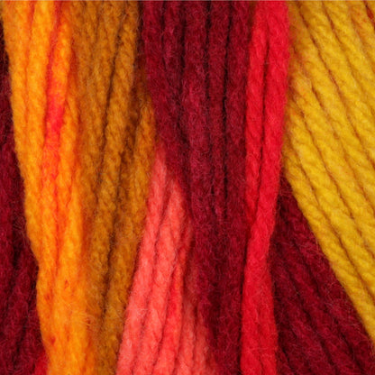 Bernat Super Value Stripes Yarn - Discontinued Shades Spice Stripes