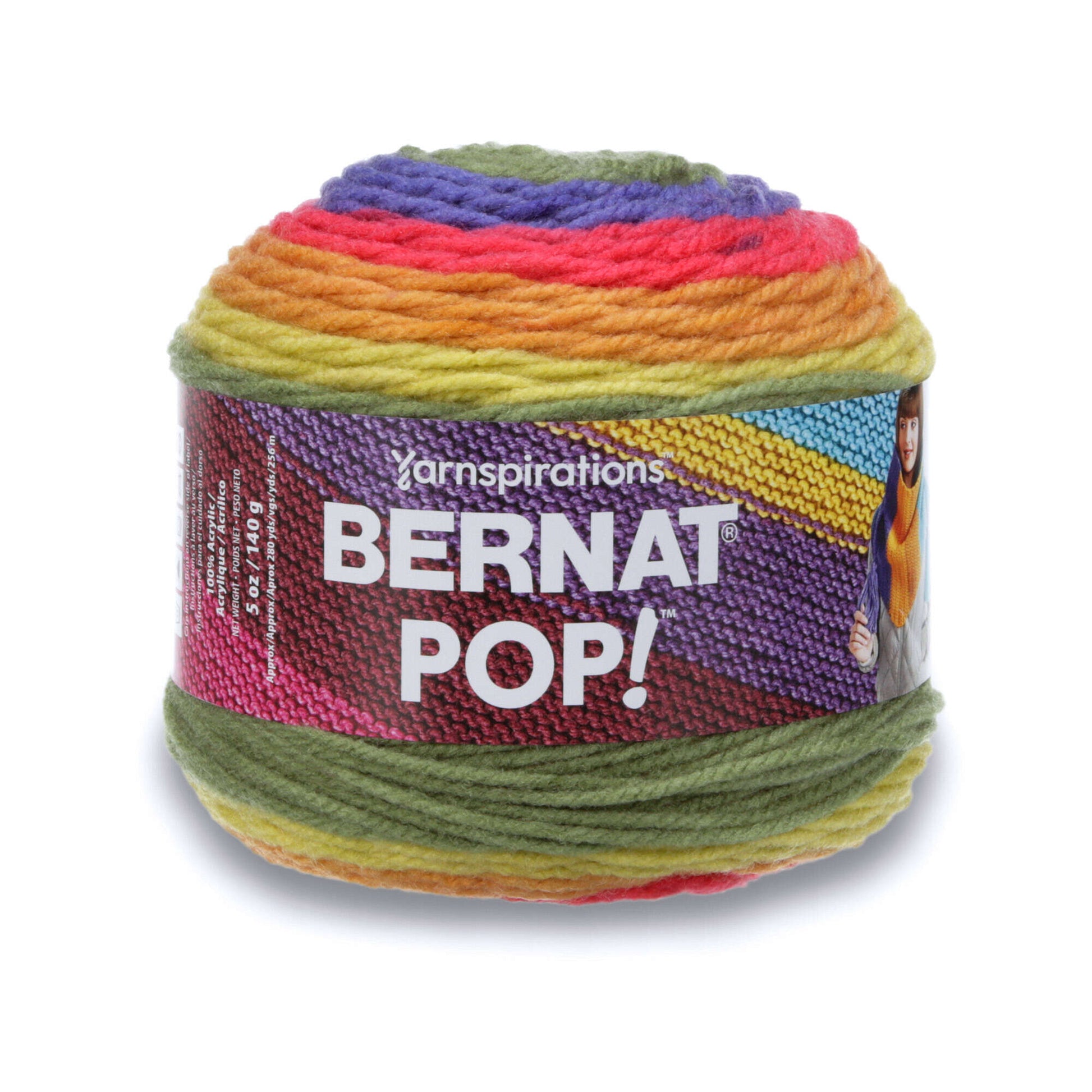 Bernat Pop! Yarn - Clearance Shades Full Spectrum