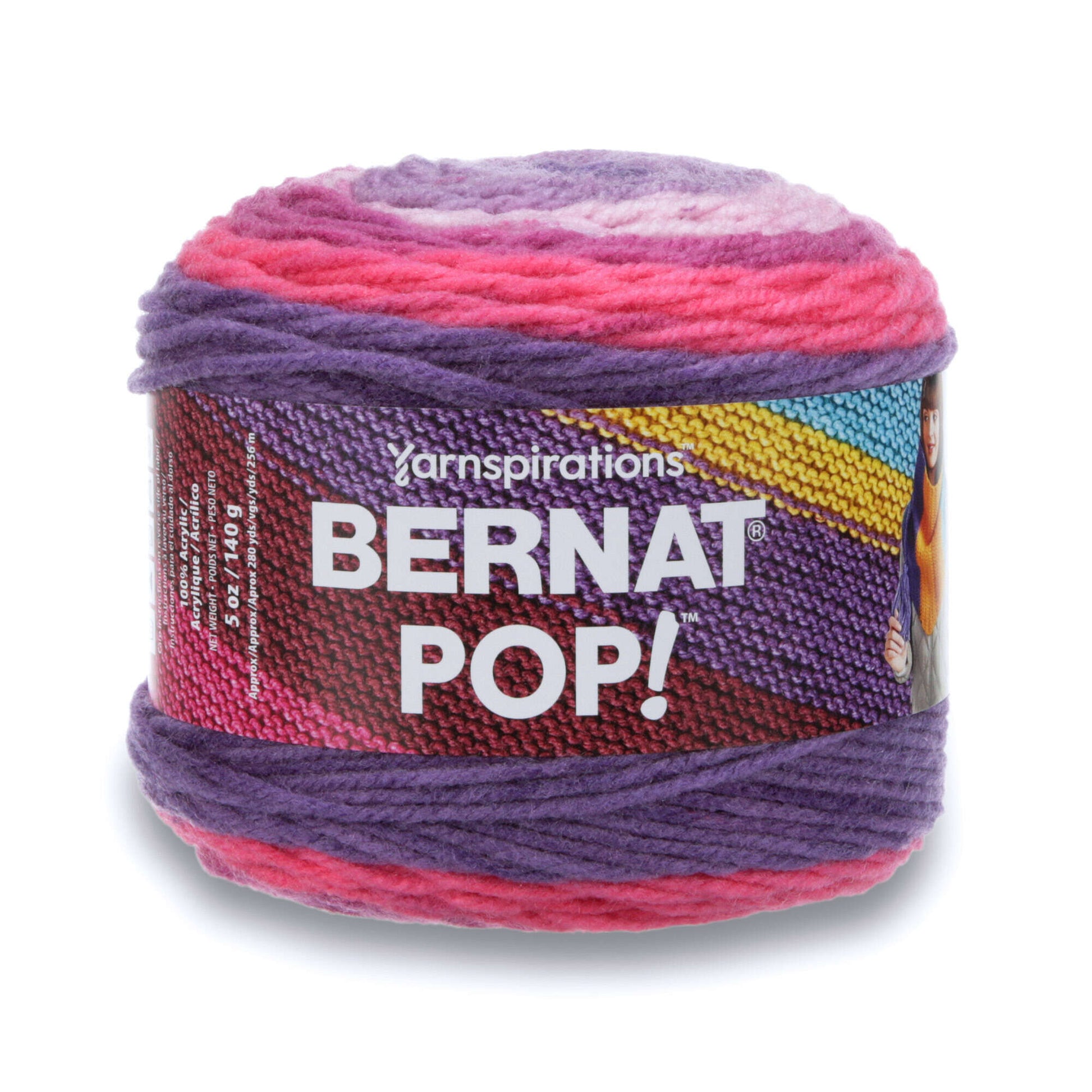 Bernat Pop! Yarn - Clearance Shades Violet Vision