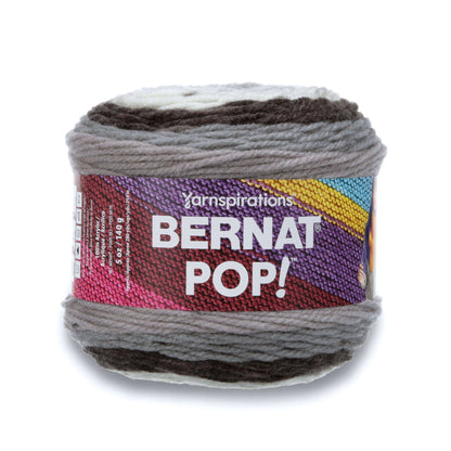 Bernat Pop! Yarn - Clearance Shades Ebony & Ivory