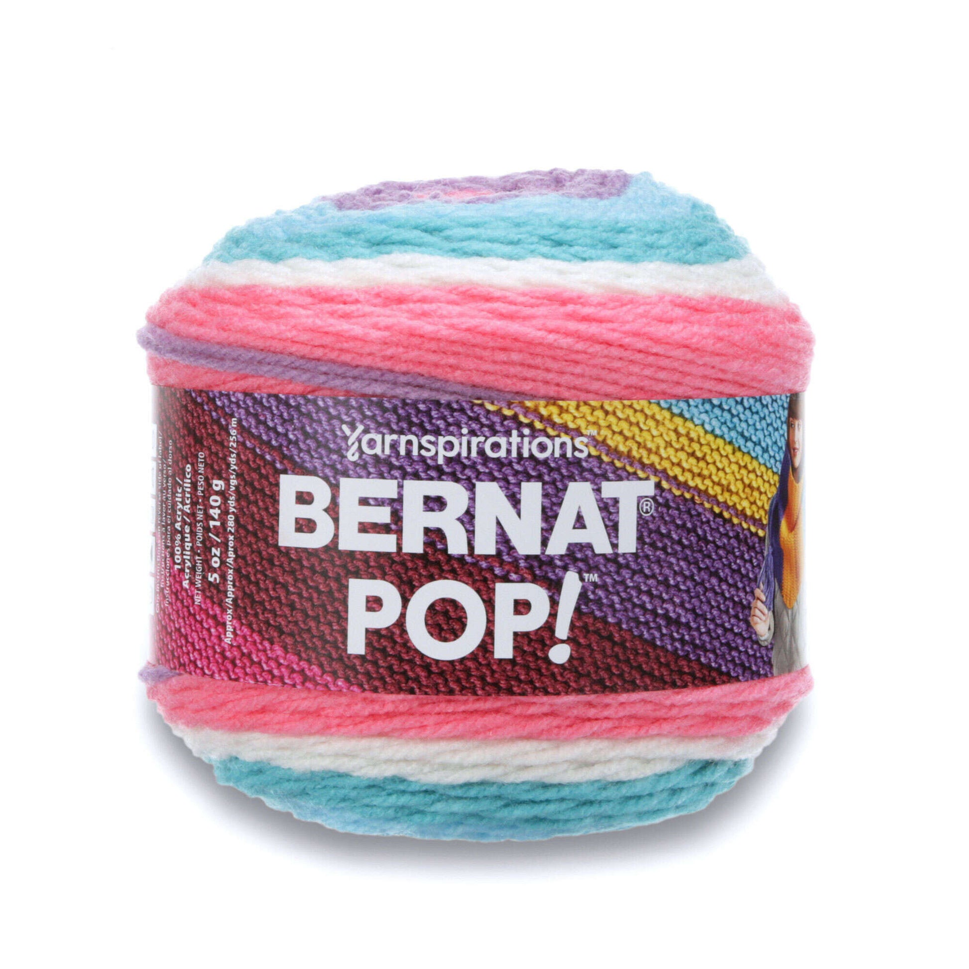 Bernat Pop! Yarn - Clearance Shades Snow Queen