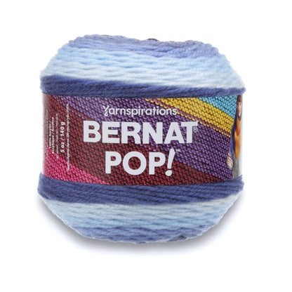 Bernat Pop! Yarn - Clearance Shades Blue Chambray