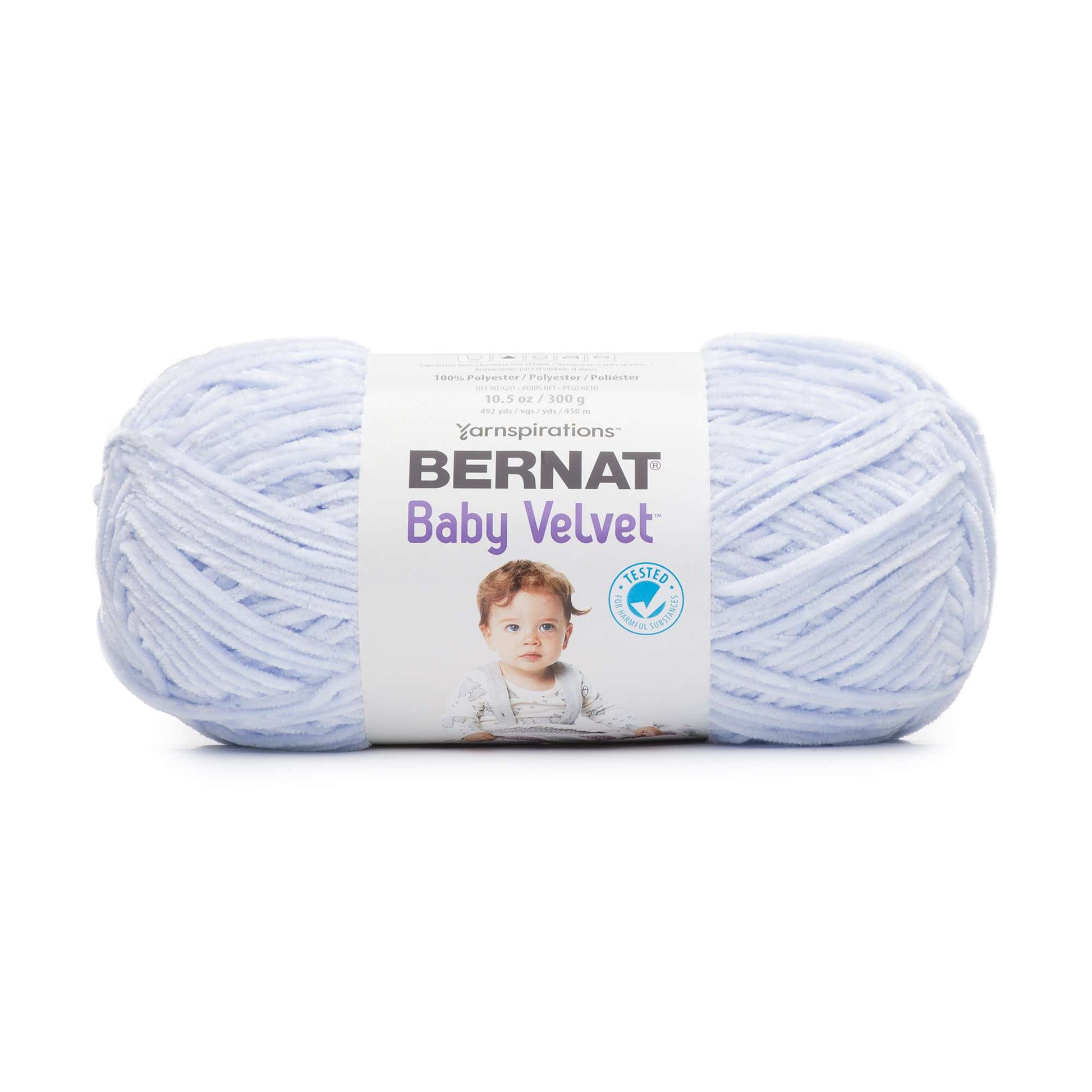 Bernat Baby Velvet Yarn - Baby Blanket Crochet Pattern