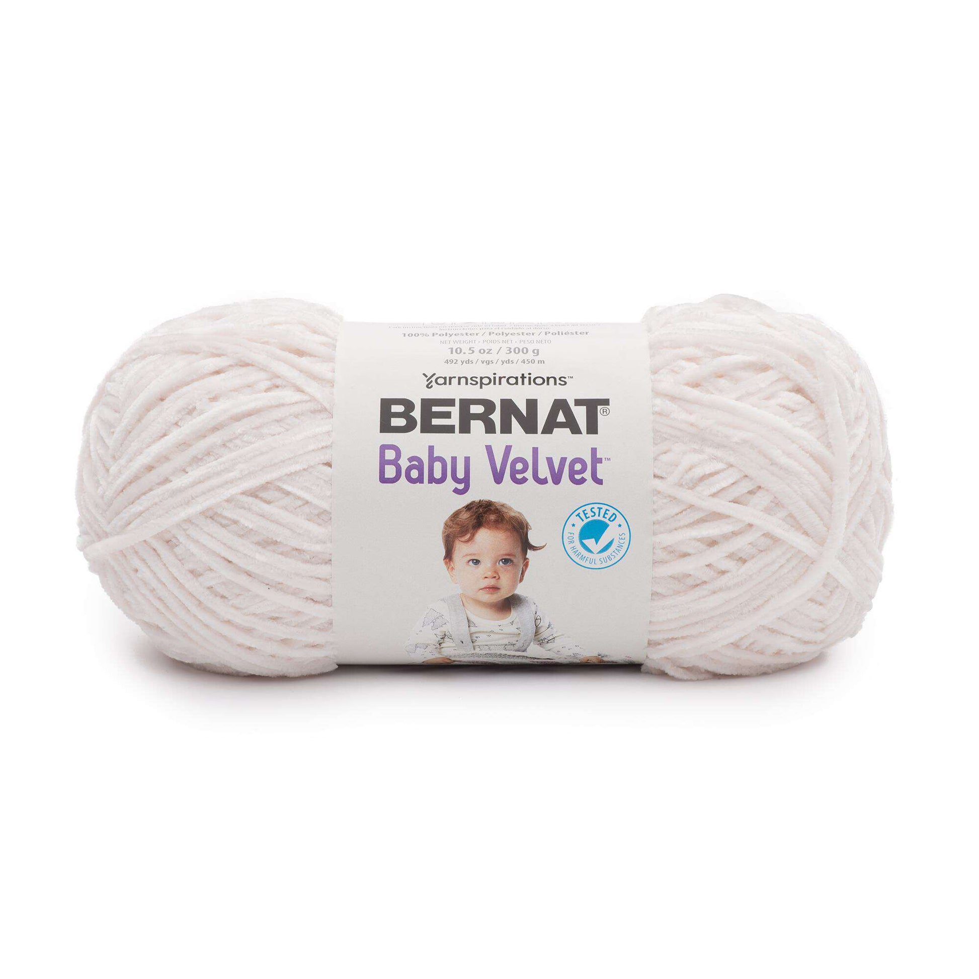 Bernat Baby Velvet Yarn - 3.5 oz, Pale Gray - 3 Pack Bundle with Bella's Crafts Stitch Markers