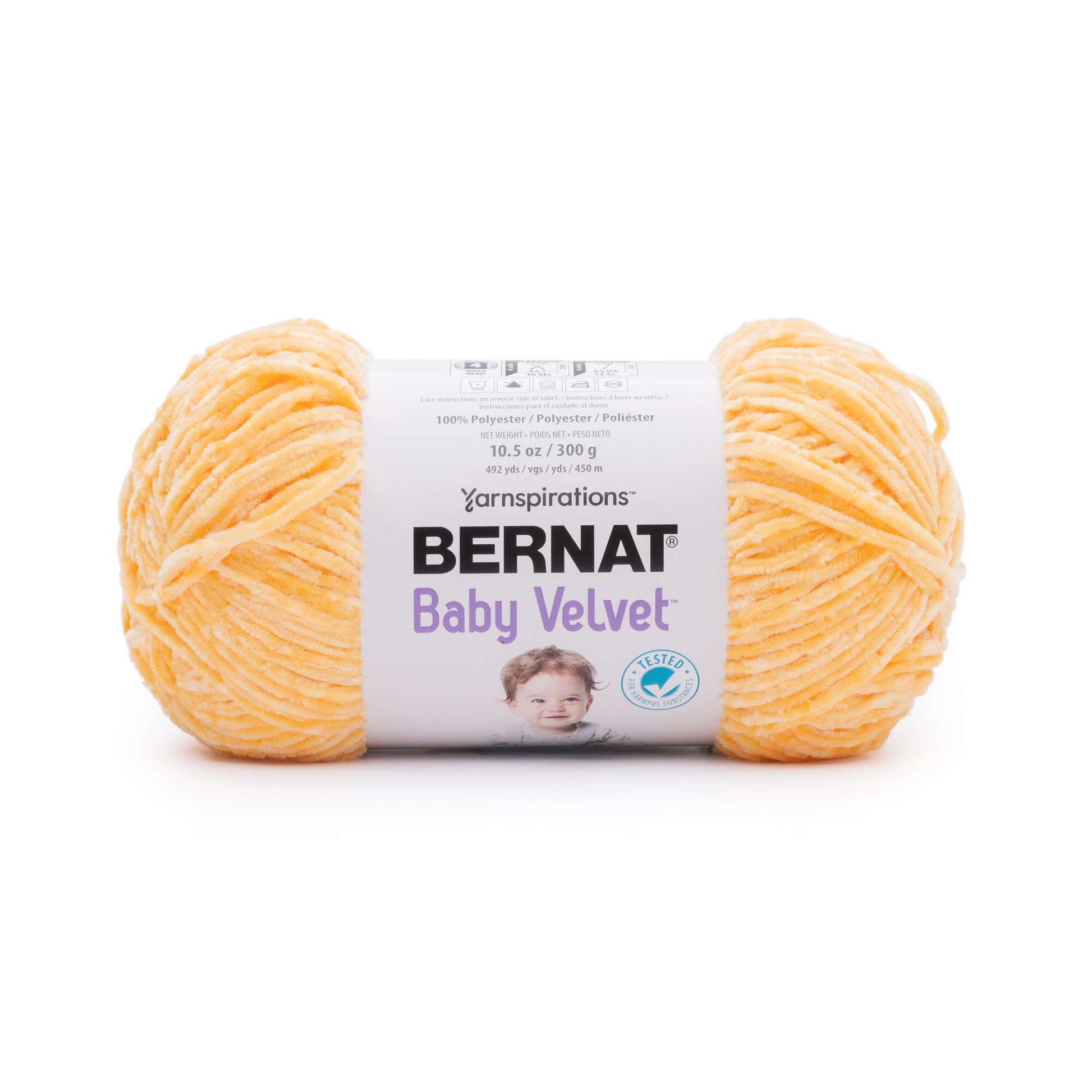 Bernat Baby Velvet Yarn (300g/10.5oz) Snapdragon Yellow