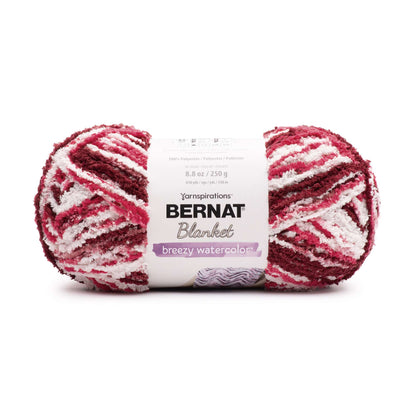 Bernat Blanket Breezy Watercolor Yarn - Discontinued Shades Molten Burgundy