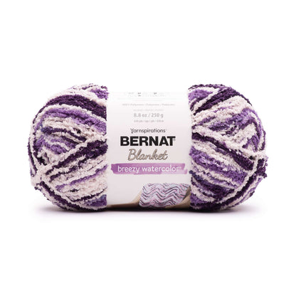 Bernat Blanket Breezy Watercolor Yarn - Discontinued Shades Grape Nectar