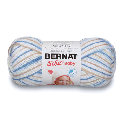 Bernat Softee Baby Variegates Yarn Little Boy Blue Ombre