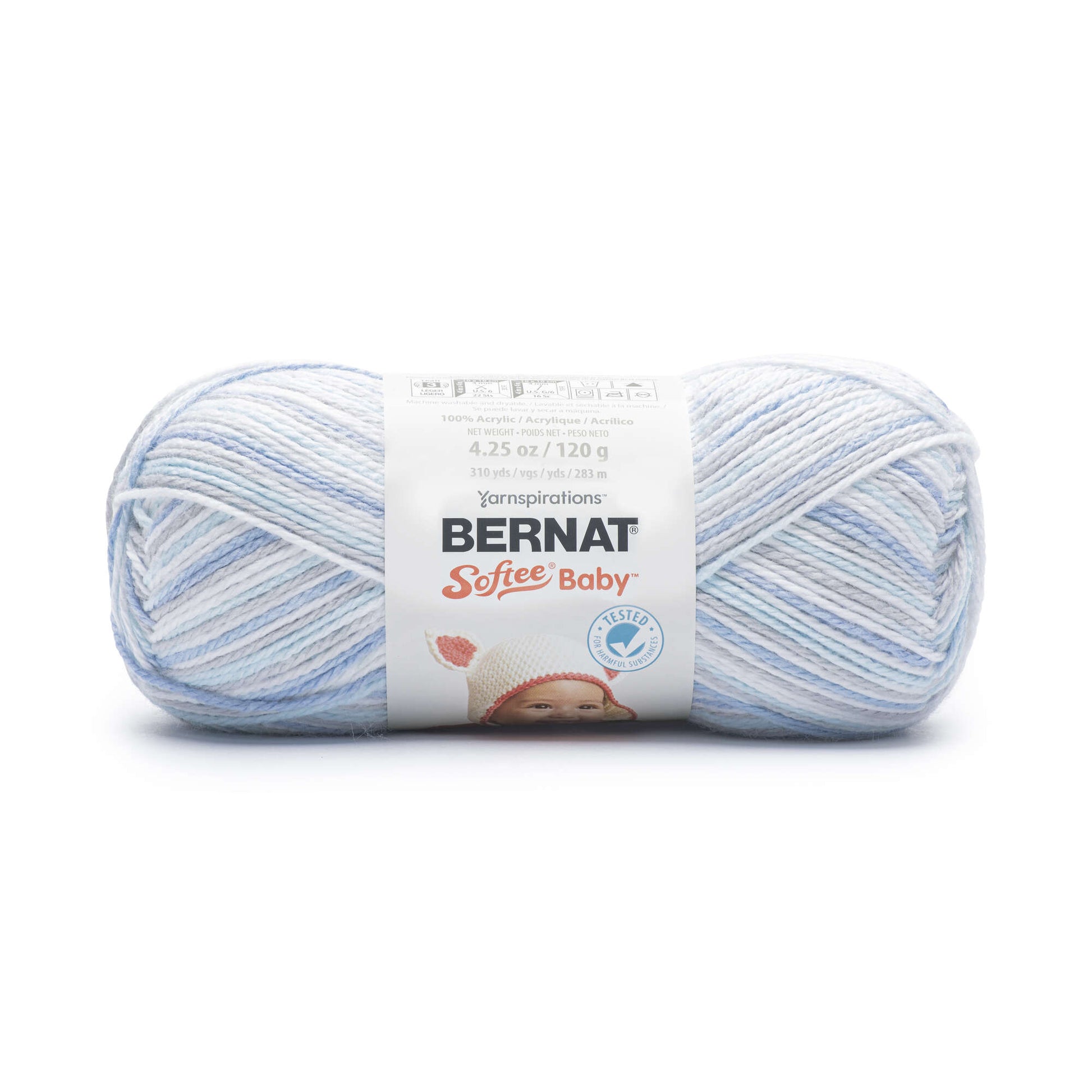 Bernat Softee Baby Yarn - Ombres-Little Boy Blue
