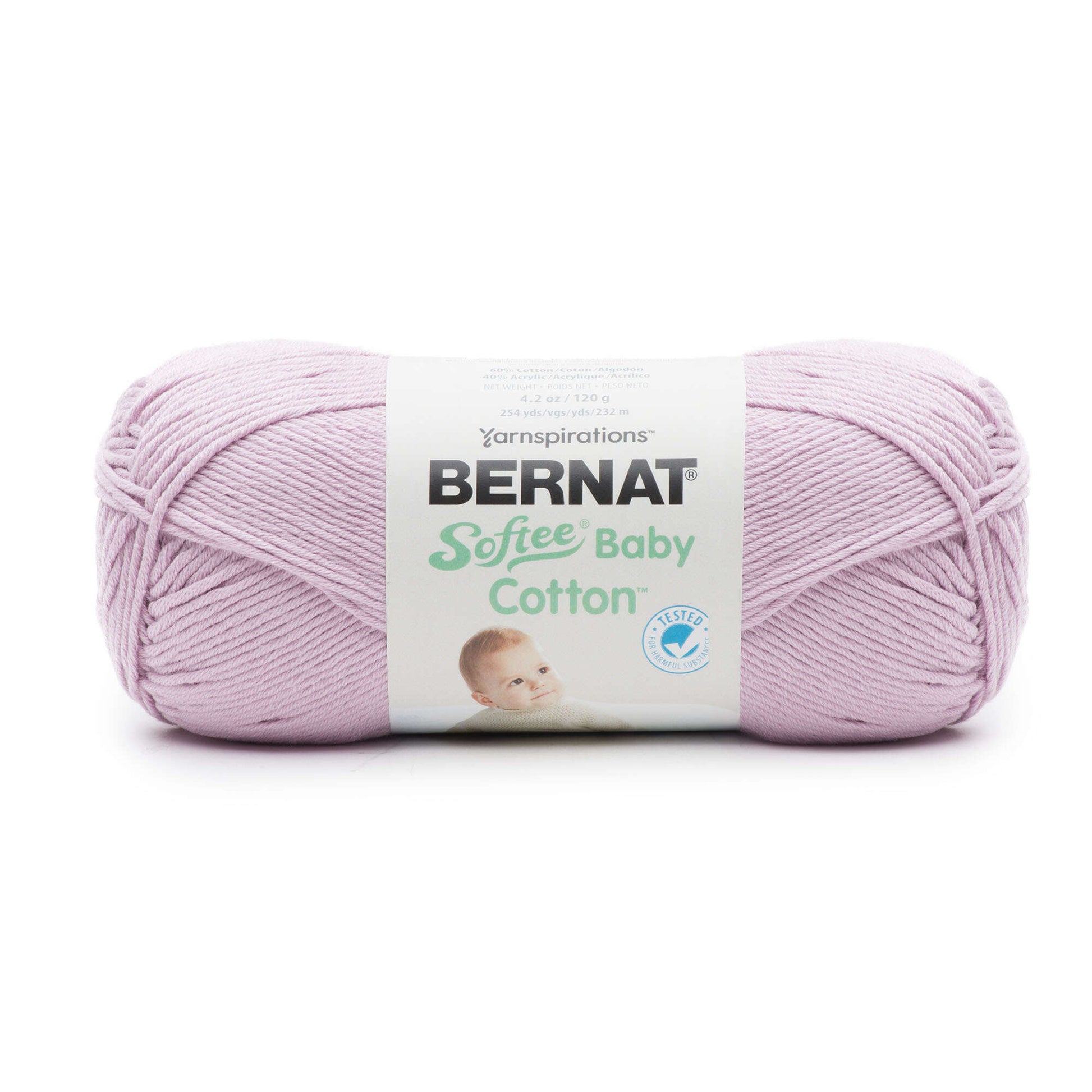 Bernat Softee Baby Cotton Yarn Soft Plum