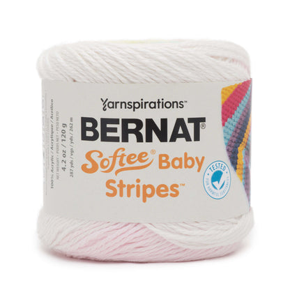 Bernat Softee Baby Stripes Yarn - Discontinued Angelic Stripe