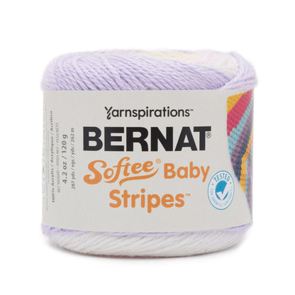 Bernat Softee Baby Stripes Yarn - Discontinued Spring Blossoms Stripe