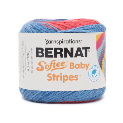 Bernat Softee Baby Stripes Yarn - Discontinued Regatta Stripe
