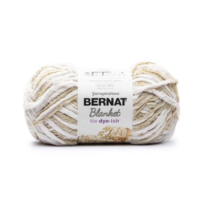 Bernat Blanket Tie Dye-ish Yarn (300g/10.5oz) Whispy White