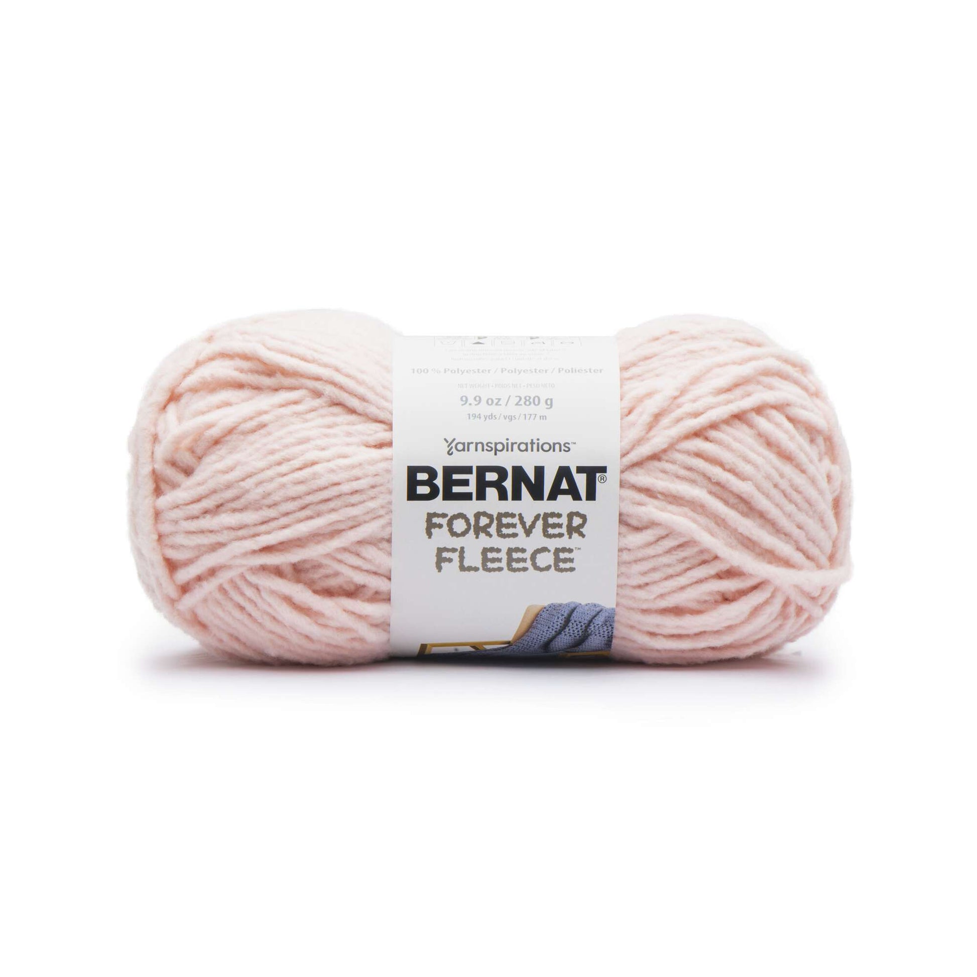 BERNAT Forever Fleece Yarn, Polyester, Lavender, 280g : .co