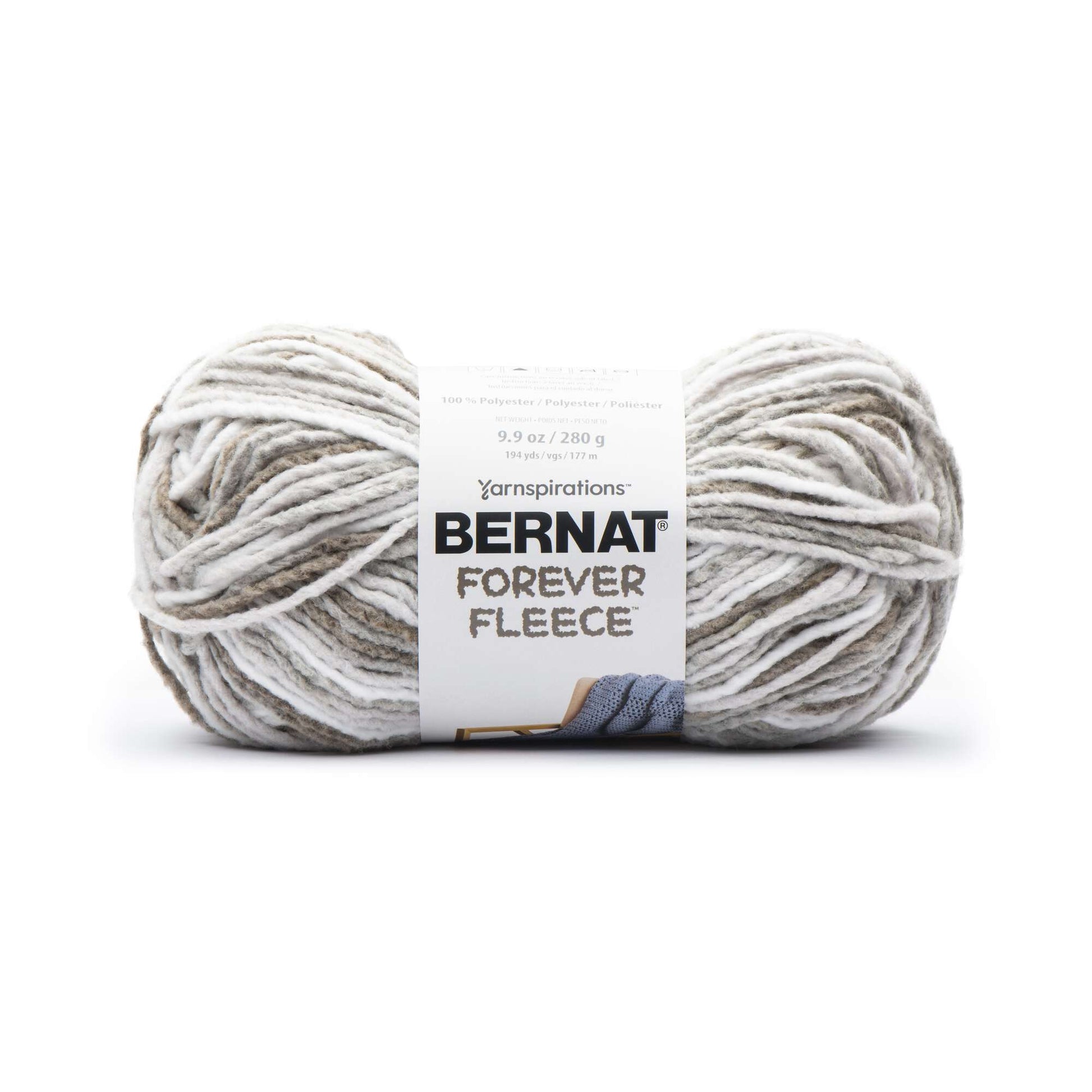Bernat Forever Fleece Yarn - Ballpoint Blue