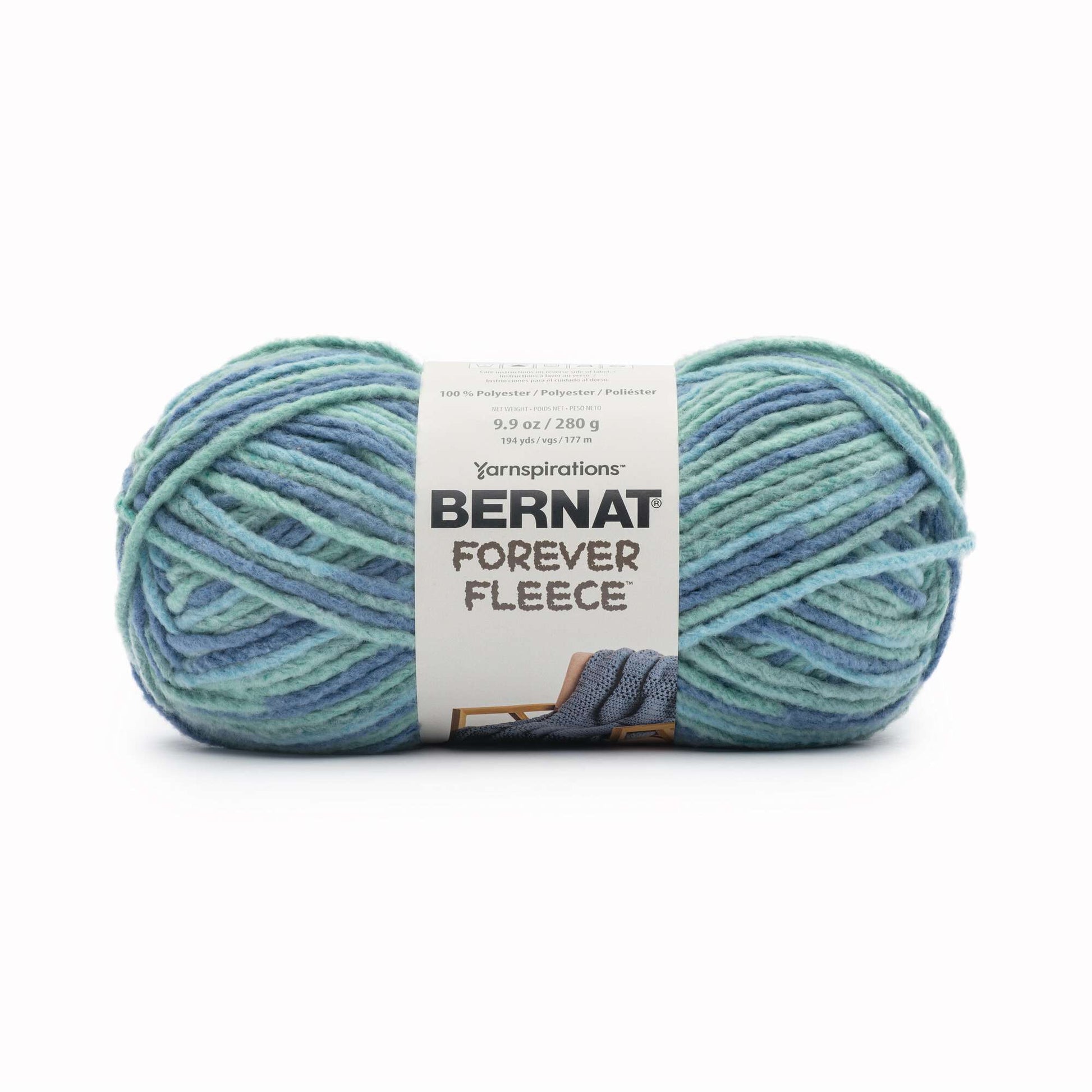 Bernat Forever Fleece Yarn (280 g/9.9 oz), Sea Glass