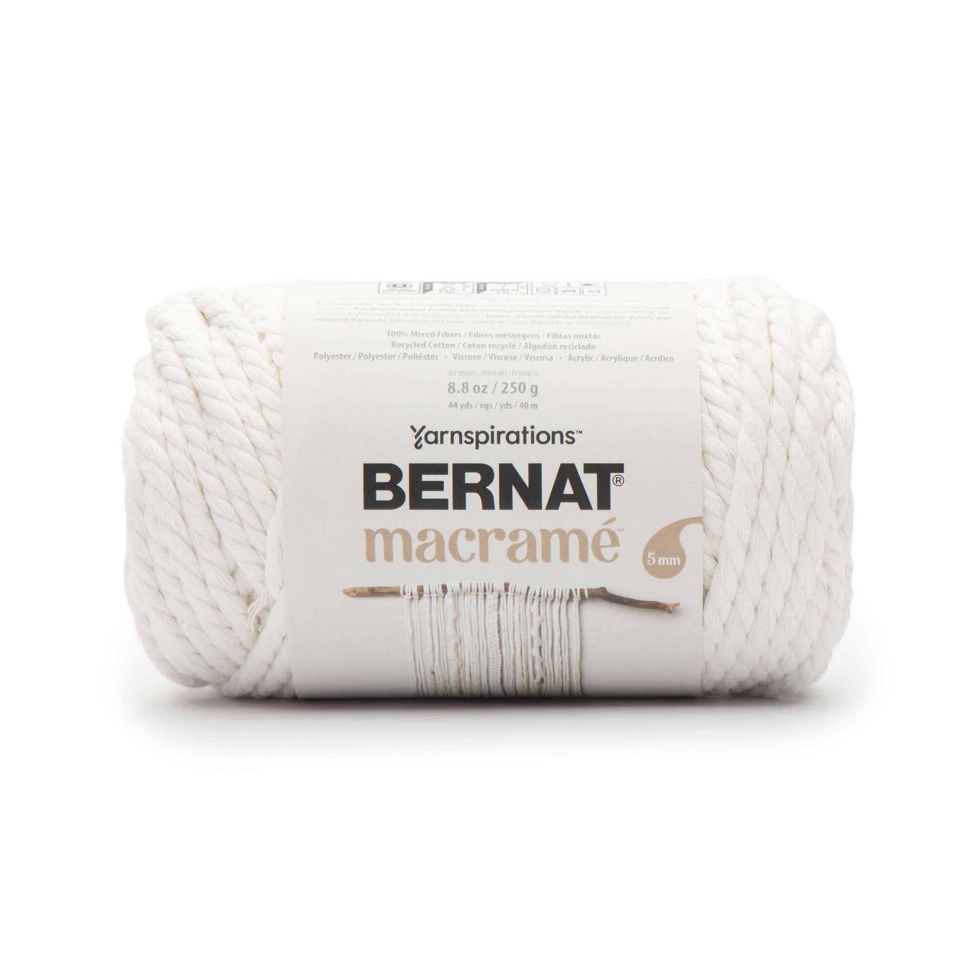Bernat Macramé Yarn Natural