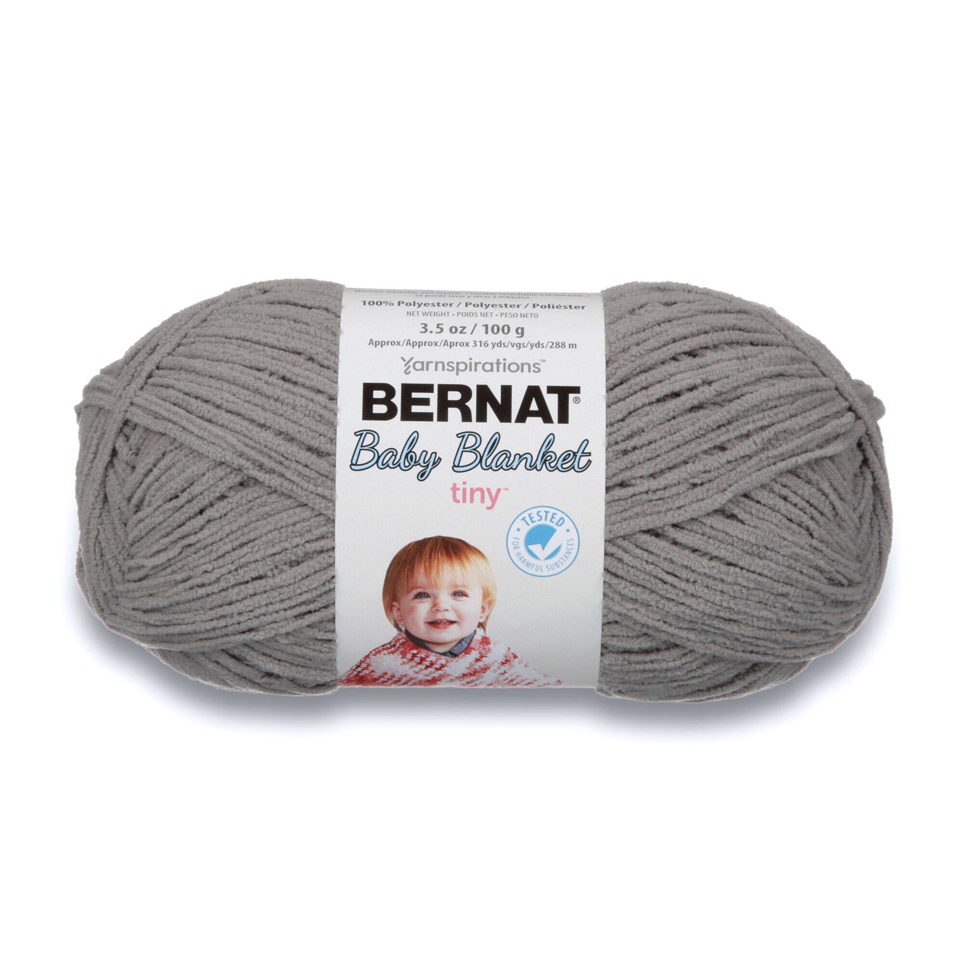Bernat Baby Blanket Tiny Yarn - Discontinued Shades Gray Owl