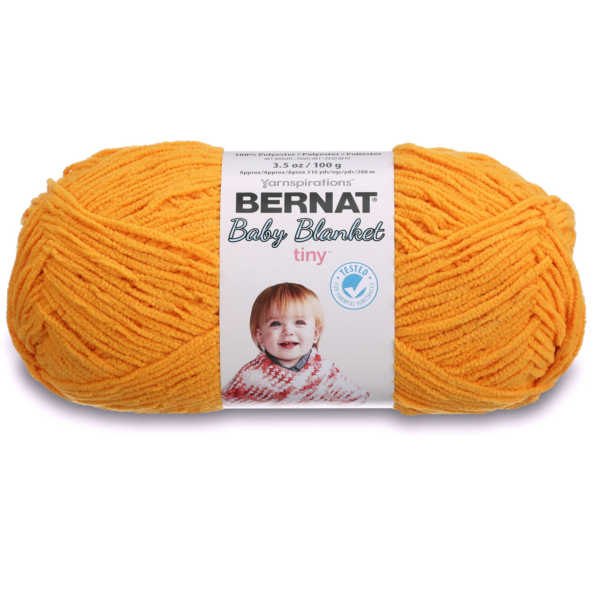 Bernat Baby Blanket Tiny Yarn - Discontinued Shades Sunflower