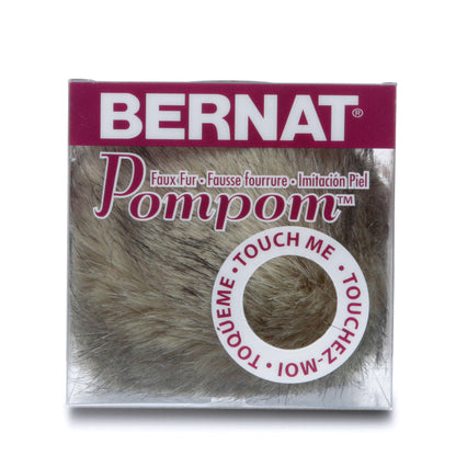Bernat Faux Fur Pompom Gray Lynx