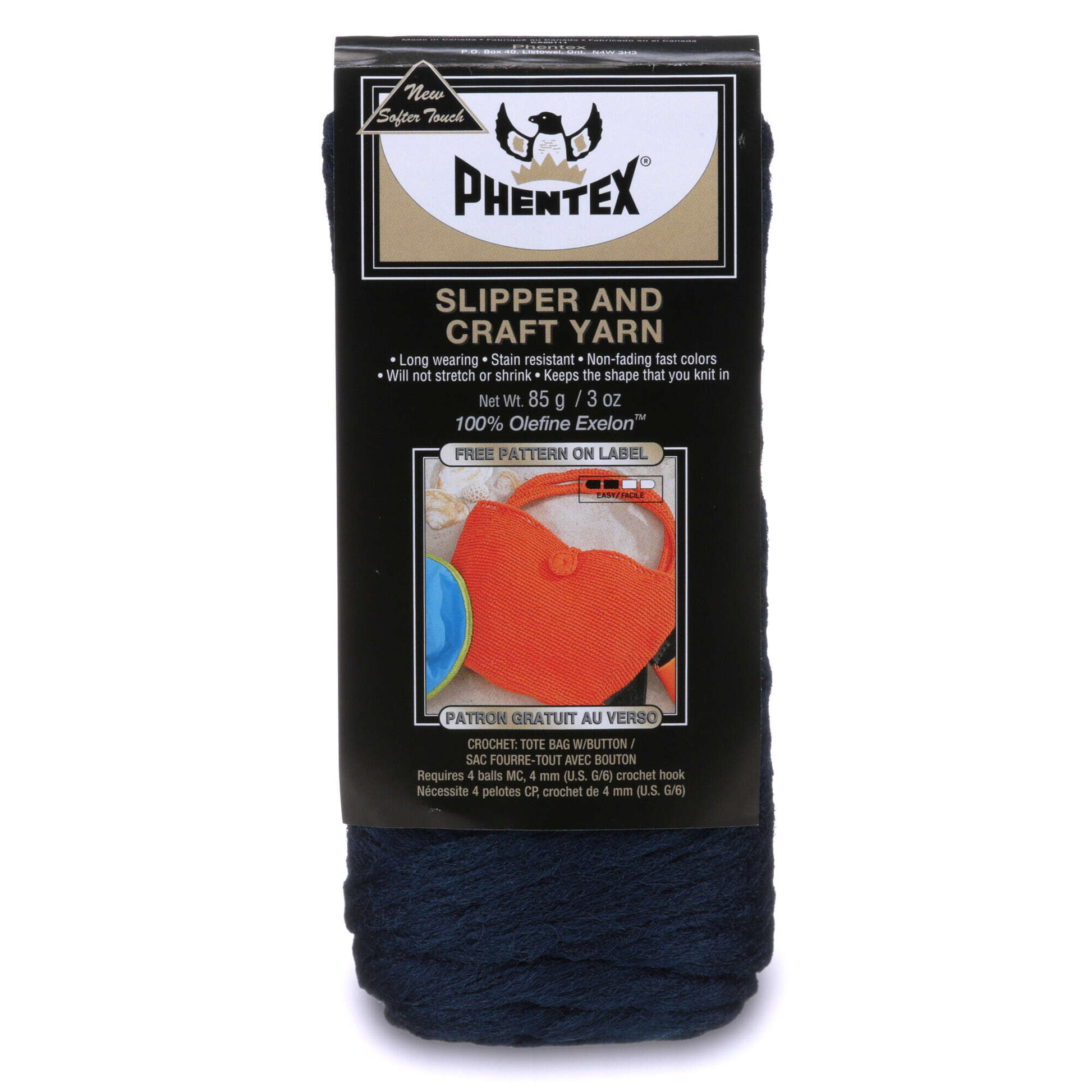 Phentex Slipper & Craft Yarn Ultra Navy