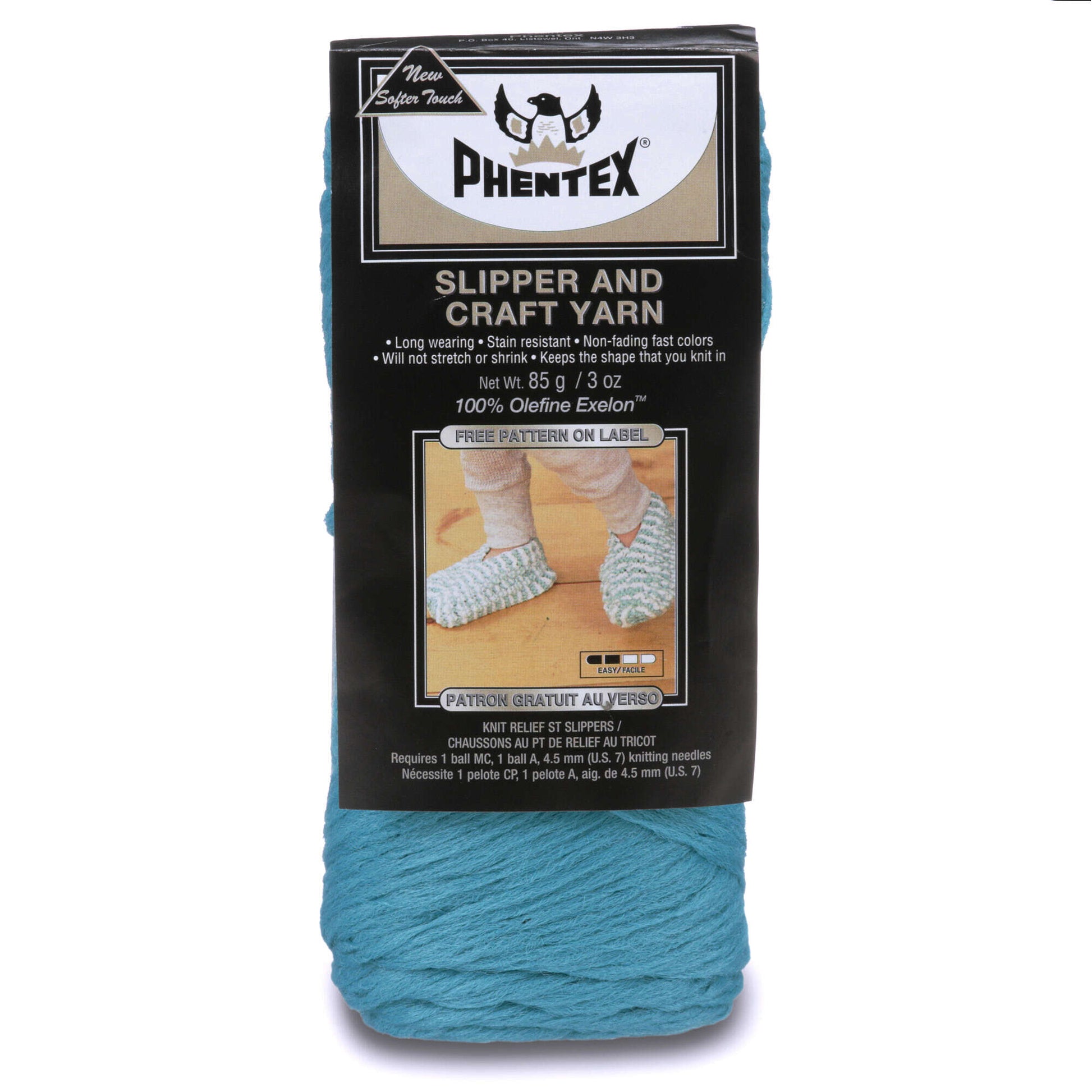 Phentex Slipper & Craft Yarn Aqua