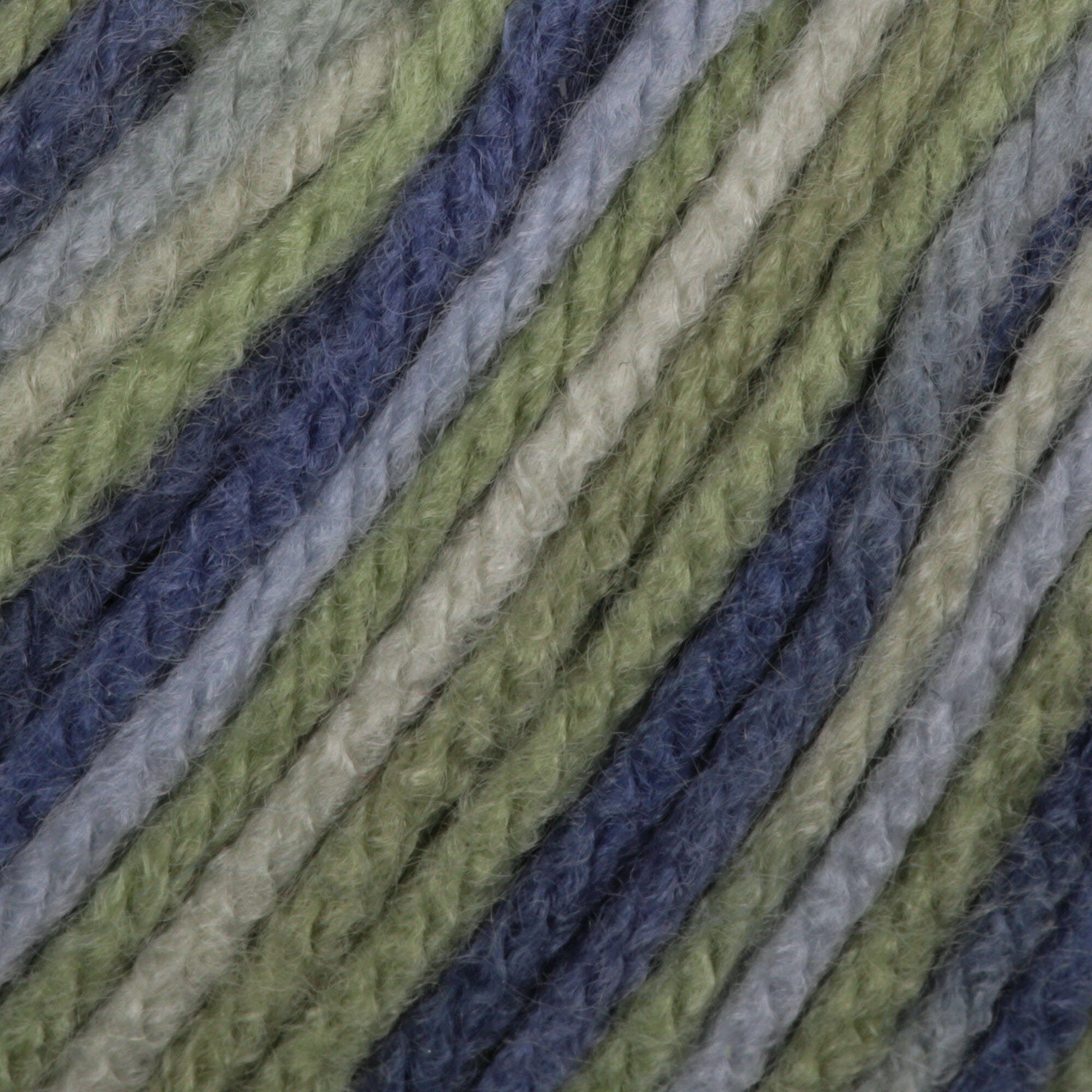 Phentex Worsted Ombre Yarn - Discontinued Shades Blue Grass Ombre