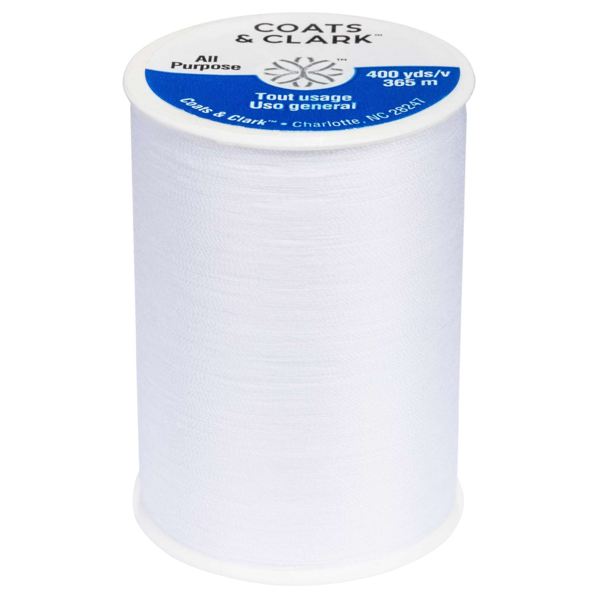 Coats & Clark 400 Yards All-purpose Sewing Thread WHITE or BLACK Sewing  Supply White Thread Black Thread 