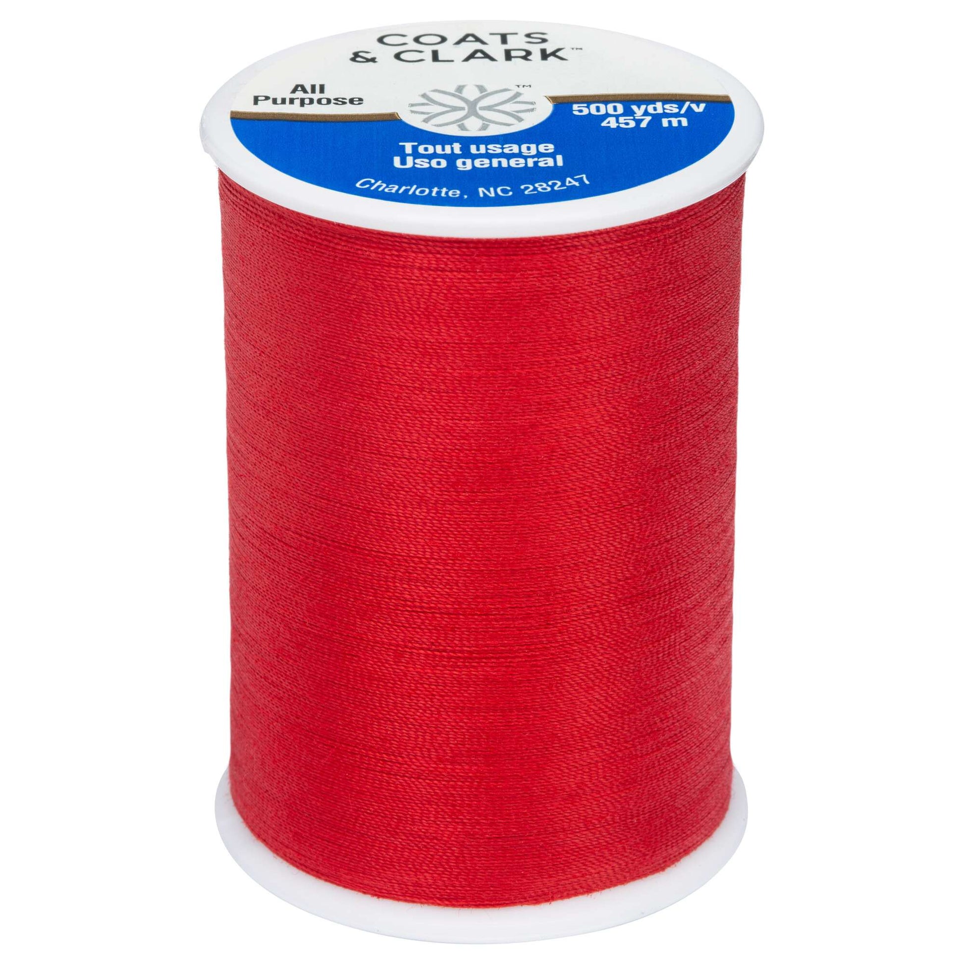 Coats & Clark All Purpose Thread (500 Yards) Red