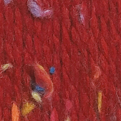 Patons Shetland Chunky Tweeds Yarn - Discontinued Shades Deep Red Tweed