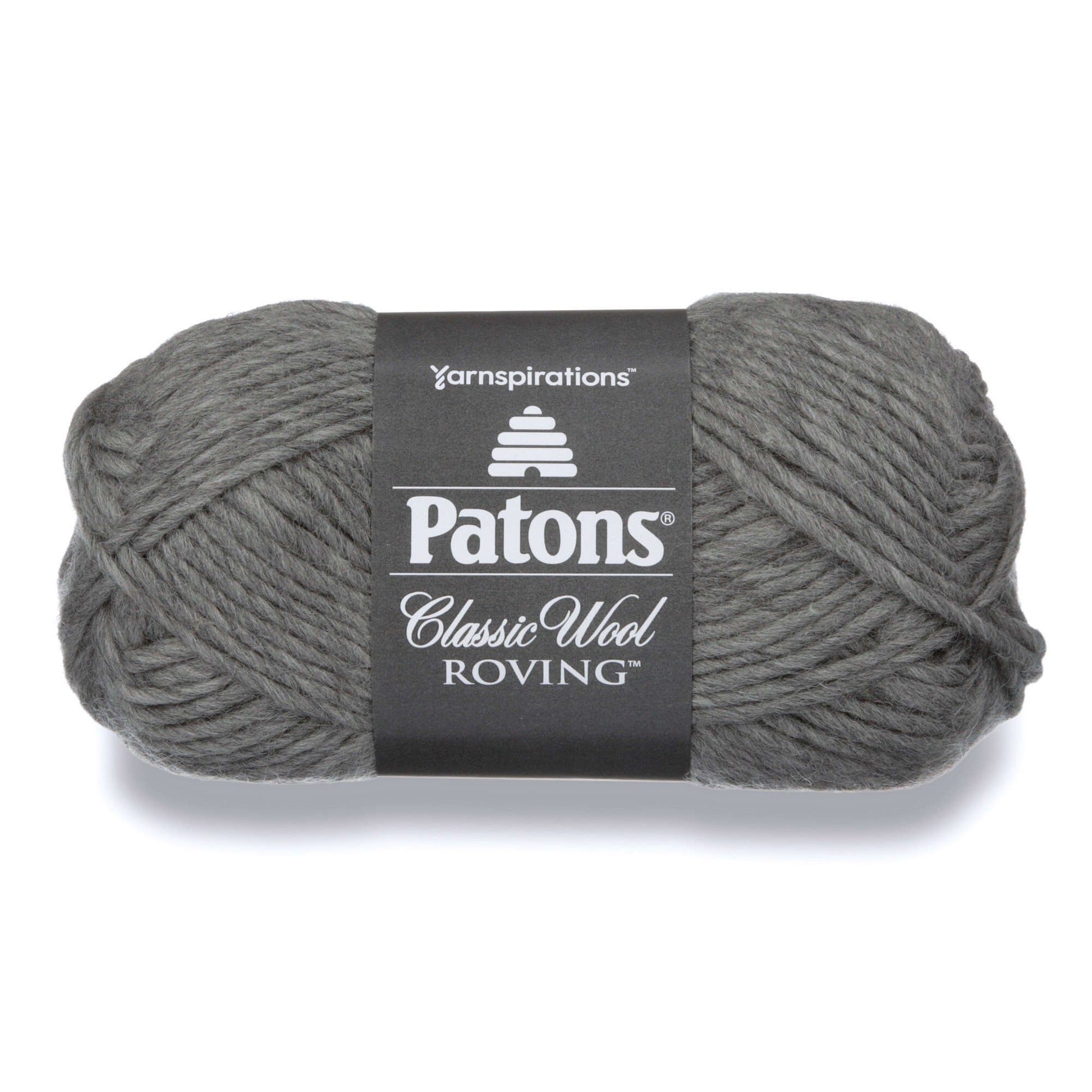 Patons Classic Wool Roving Yarn Gray