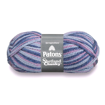 Patons Shetland Chunky Yarn - Discontinued Shades Blue Jeans Variegated