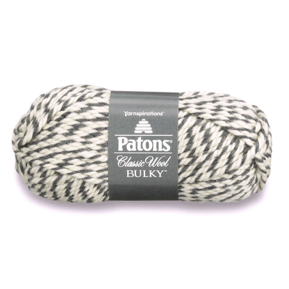 Patons Classic Wool Bulky Yarn - Discontinued Shades Dark Gray Ragg
