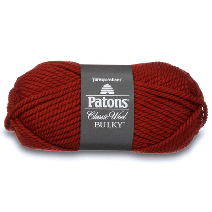 Patons Classic Wool Bulky Yarn - Discontinued Shades Vermillion Red