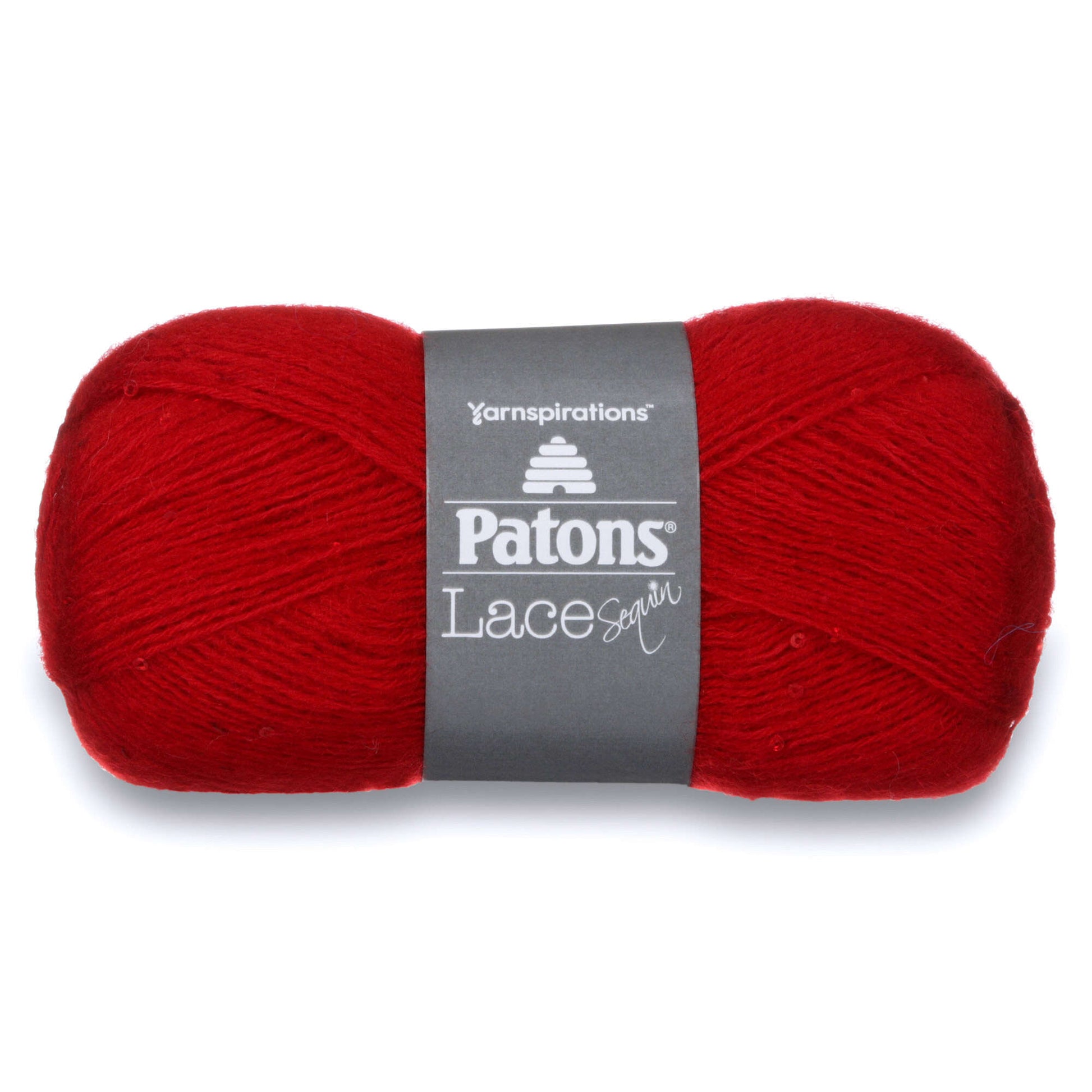 Patons Lace Sequin Yarn - Discontinued Ruby