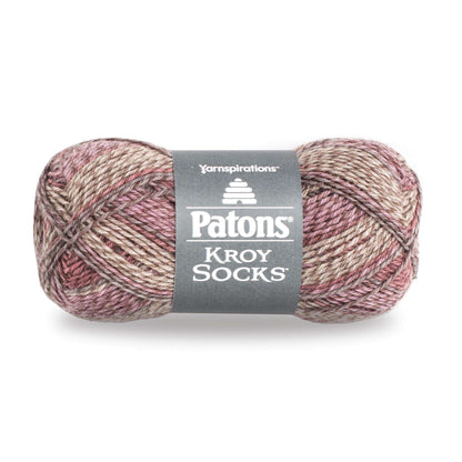 Patons Kroy Socks Yarn Brown Rose Marl