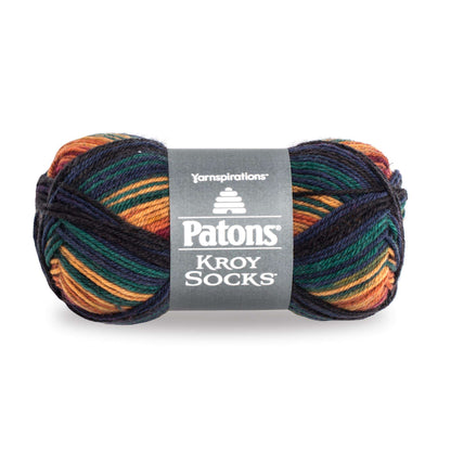 Patons Kroy Socks Yarn - Discontinued Shades Rainbow Stripes