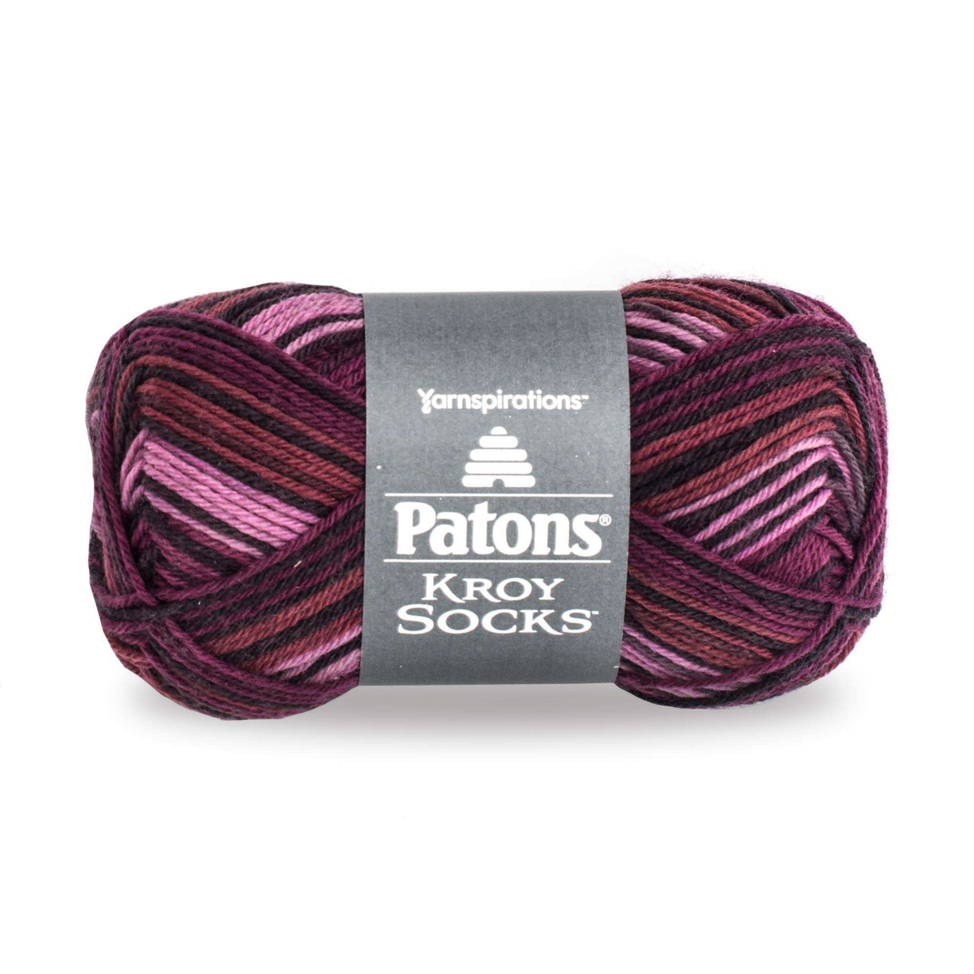 Patons Kroy Socks Yarn Amethyst Stripes