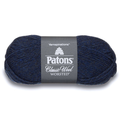 Patons Classic Wool Worsted Yarn - Discontinued Shades Blue Heather