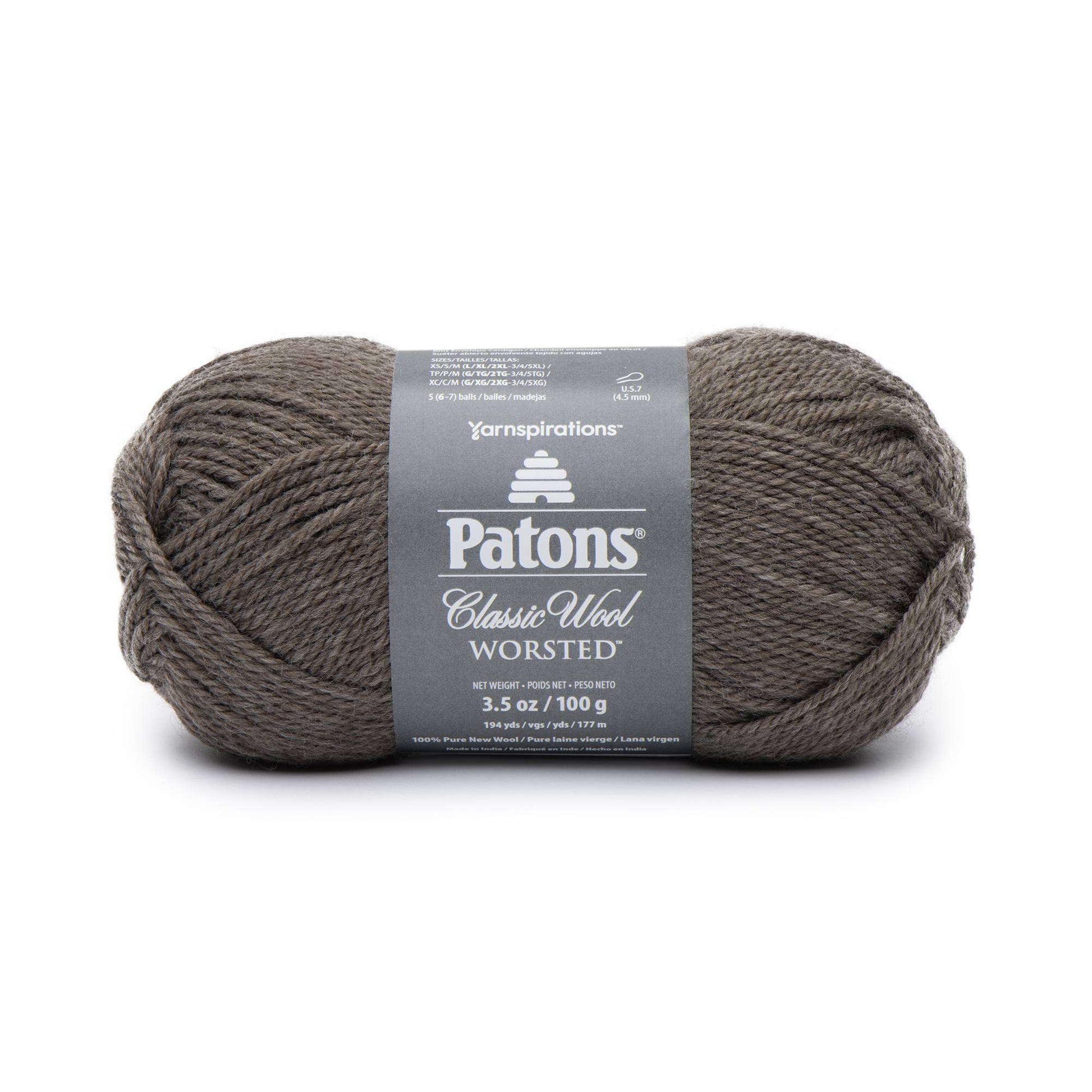 Patons Classic Wool Worsted Yarn Heath Heather