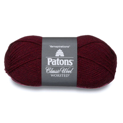 Patons Classic Wool Worsted Yarn - Discontinued Shades Plum Heather