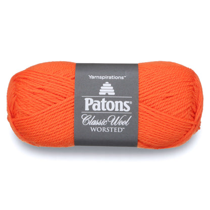 Patons Classic Wool Worsted Yarn - Discontinued Shades Vibrant Orange